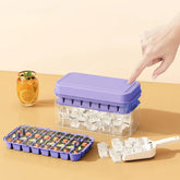 Stackable Ice Mold Bin With Lid And Scoop